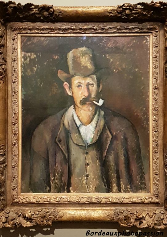 L'homme à la pipe Paul Cézanne (vers 1896)